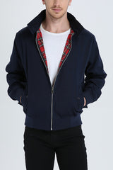 Marshall - Tartan Lined Harrington Jacket