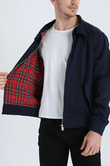 Marshall - Tartan Lined Harrington Jacket