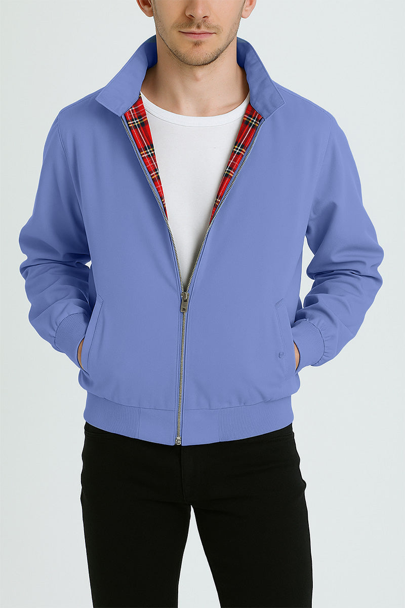 Marshall - Tartan Lined Harrington Jacket