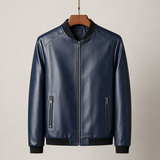 Odin - Smooth Leather Bomber Jacket