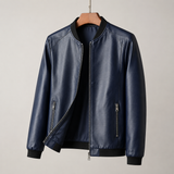 Odin - Smooth Leather Bomber Jacket