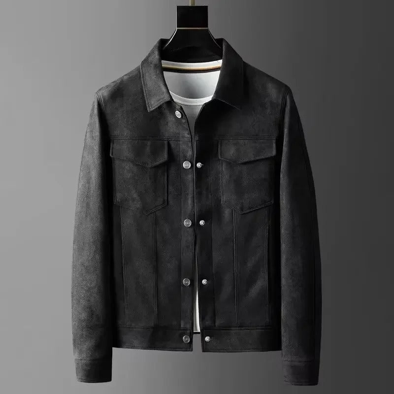 Norris - Smart Faux Leather Jacket