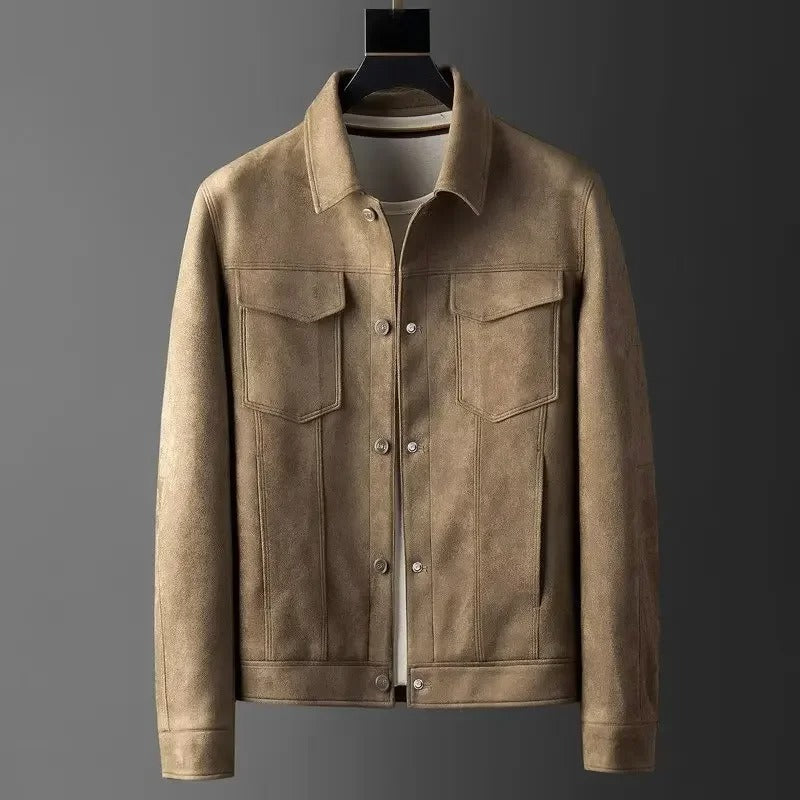Norris - Smart Faux Leather Jacket