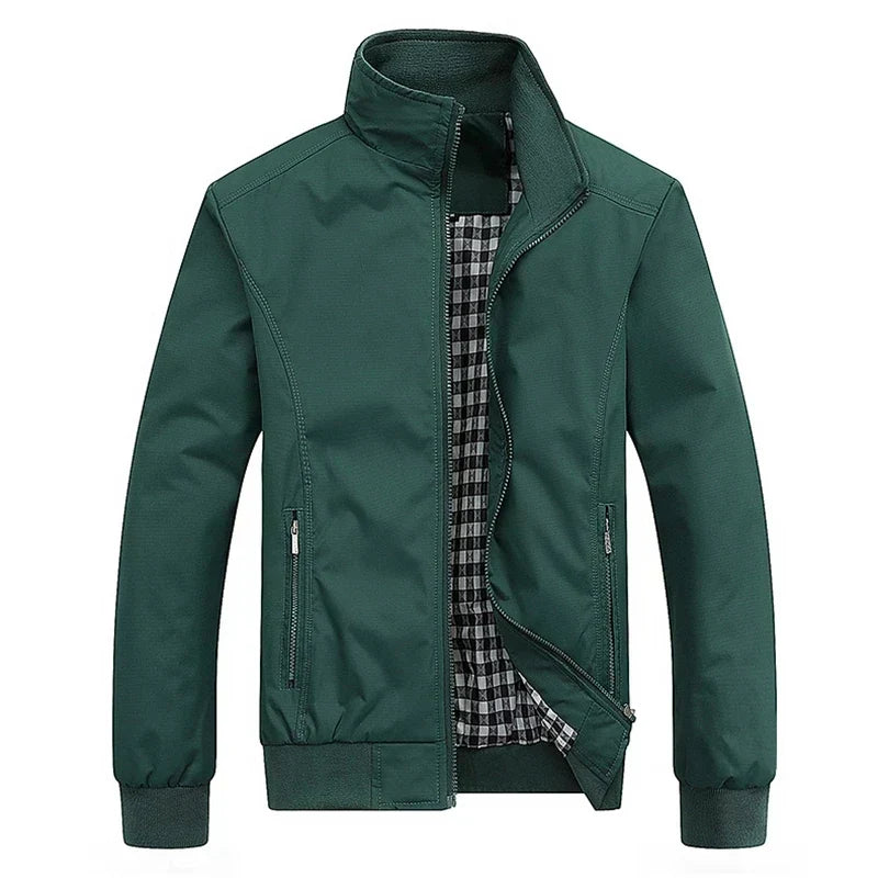 Elliott - Checked Lining Harrington Jacket