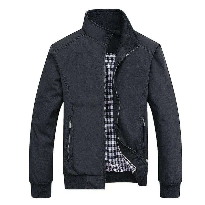 Elliott - Checked Lining Harrington Jacket