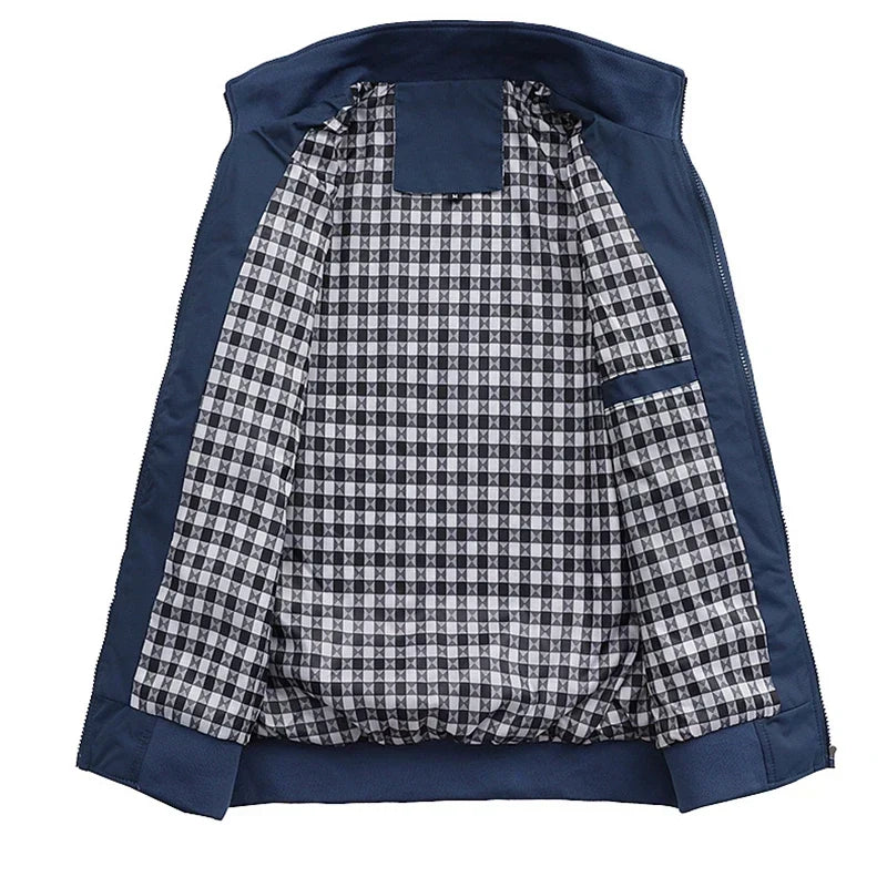 Elliott - Checked Lining Harrington Jacket
