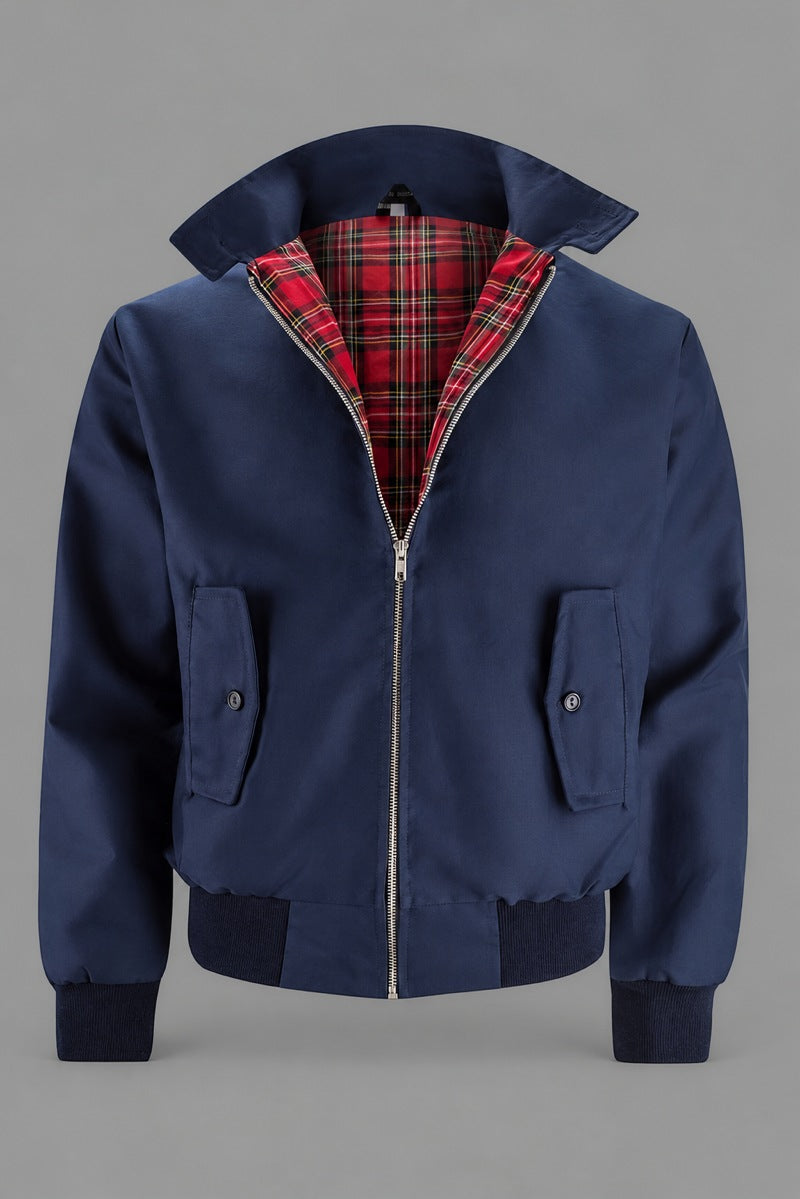 Marshall - Tartan Lined Harrington Jacket