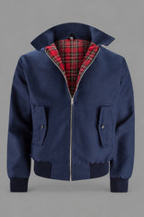 Marshall - Tartan Lined Harrington Jacket
