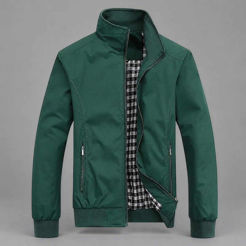 Elliott - Checked Lining Harrington Jacket