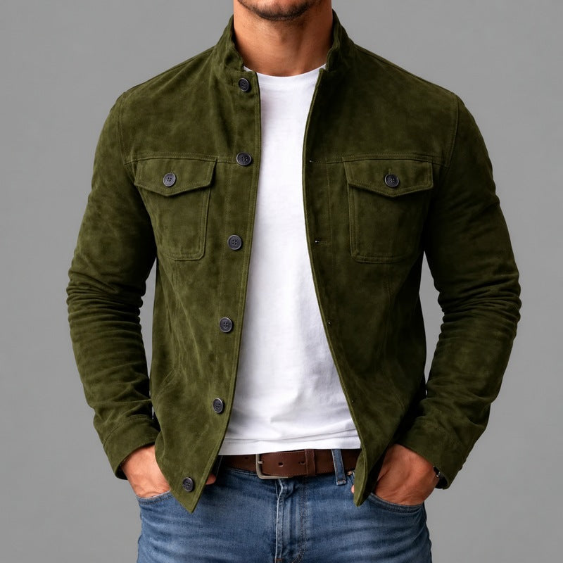 Otis - Genuine Suede Utility Jacket