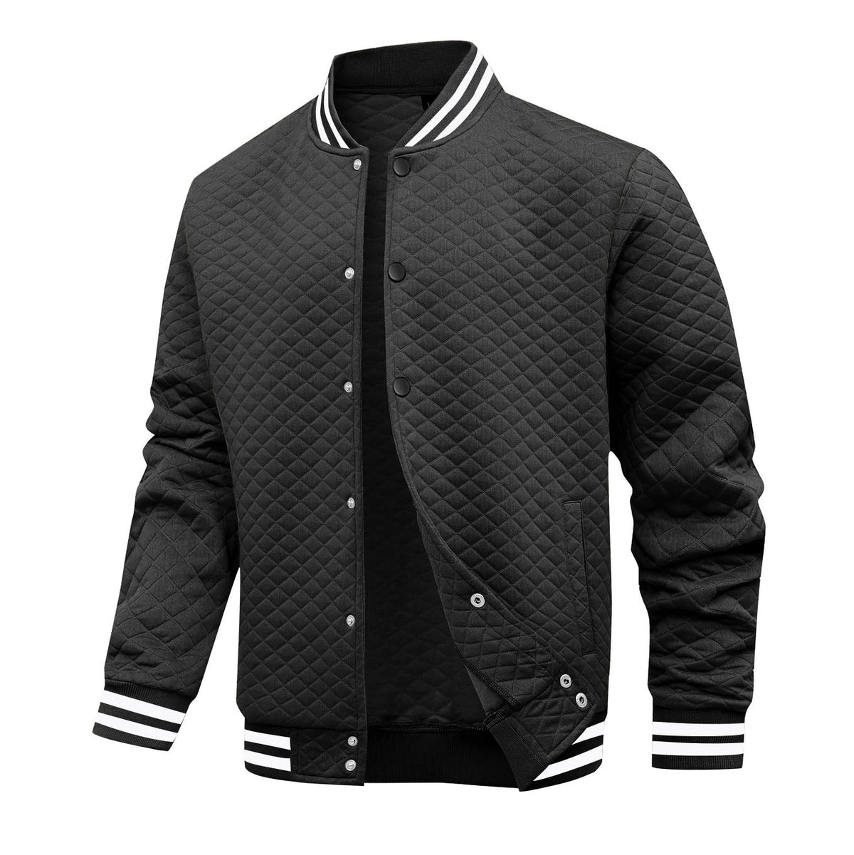 Virello Waffle Knit Bomber Jacket – photo 11