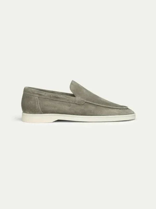 Classic Suede Loafer Olive Green – photo 1