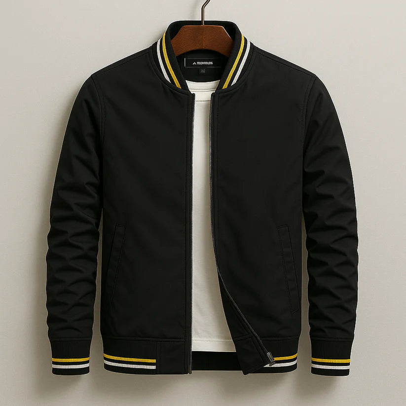 Keith - Striped Collar Bomber Jacket – photo 6