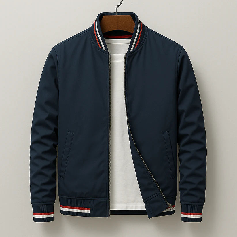 Keith - Striped Collar Bomber Jacket – photo 8