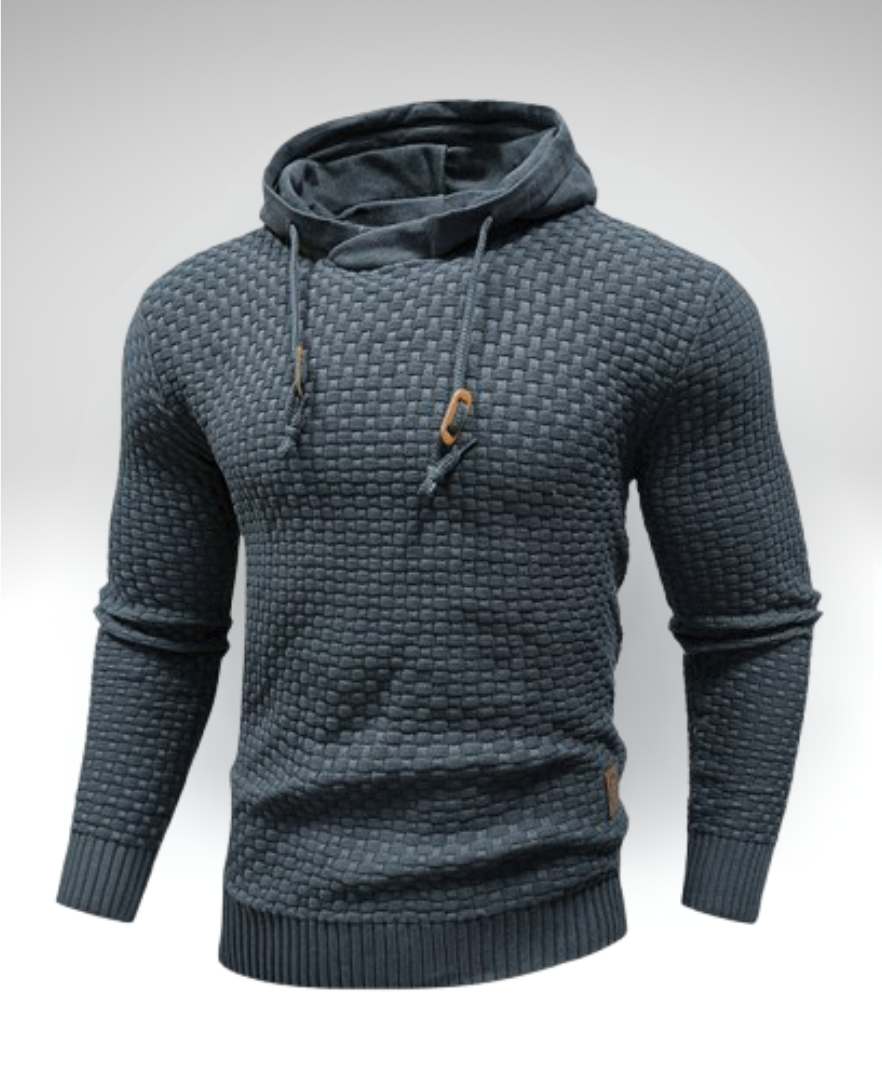 Neville - Textured Knit Hoodie – photo 4