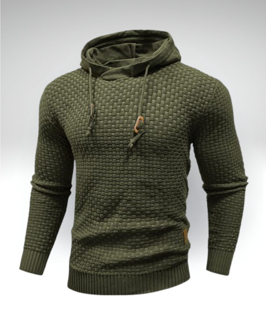 Neville - Textured Knit Hoodie – photo 6