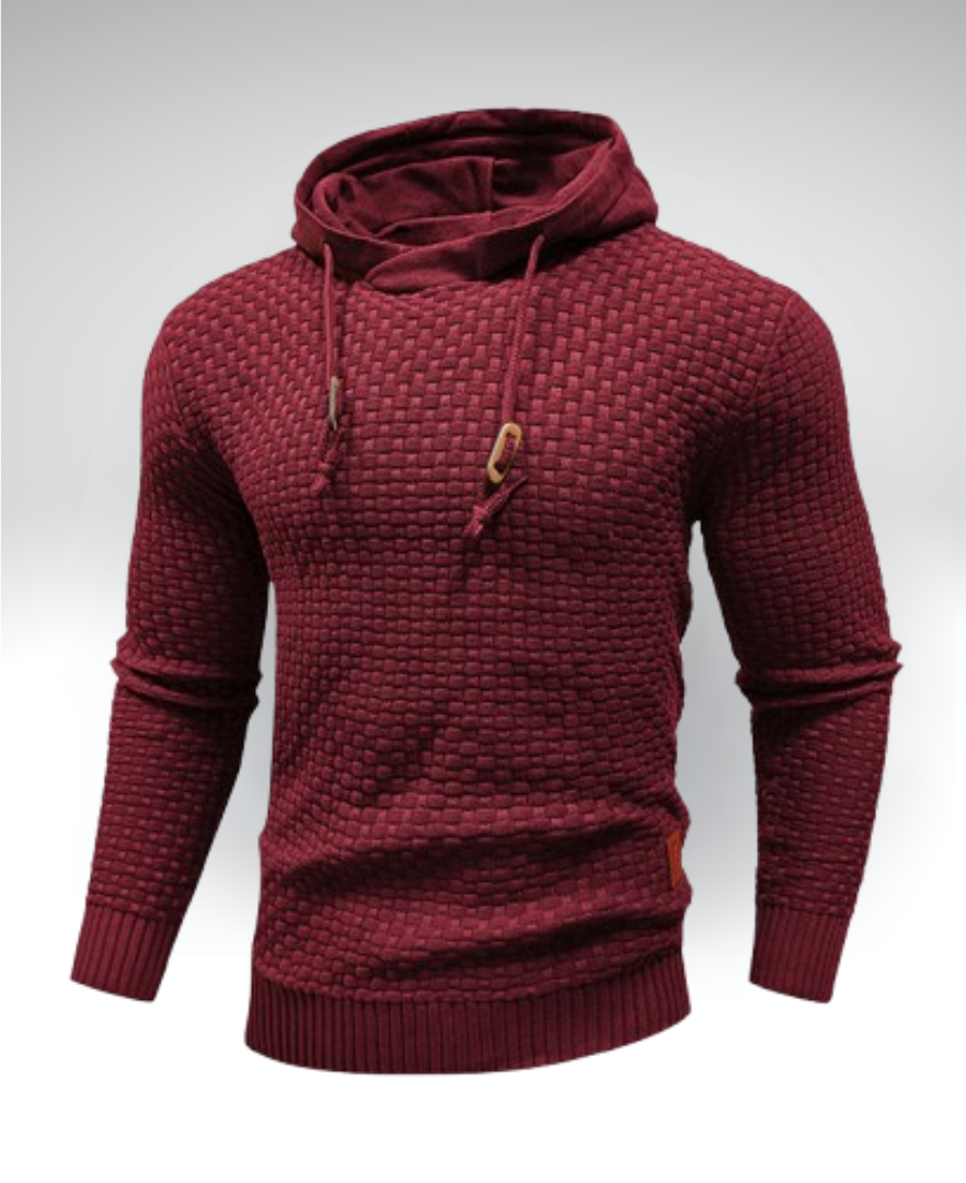 Neville - Textured Knit Hoodie – photo 7