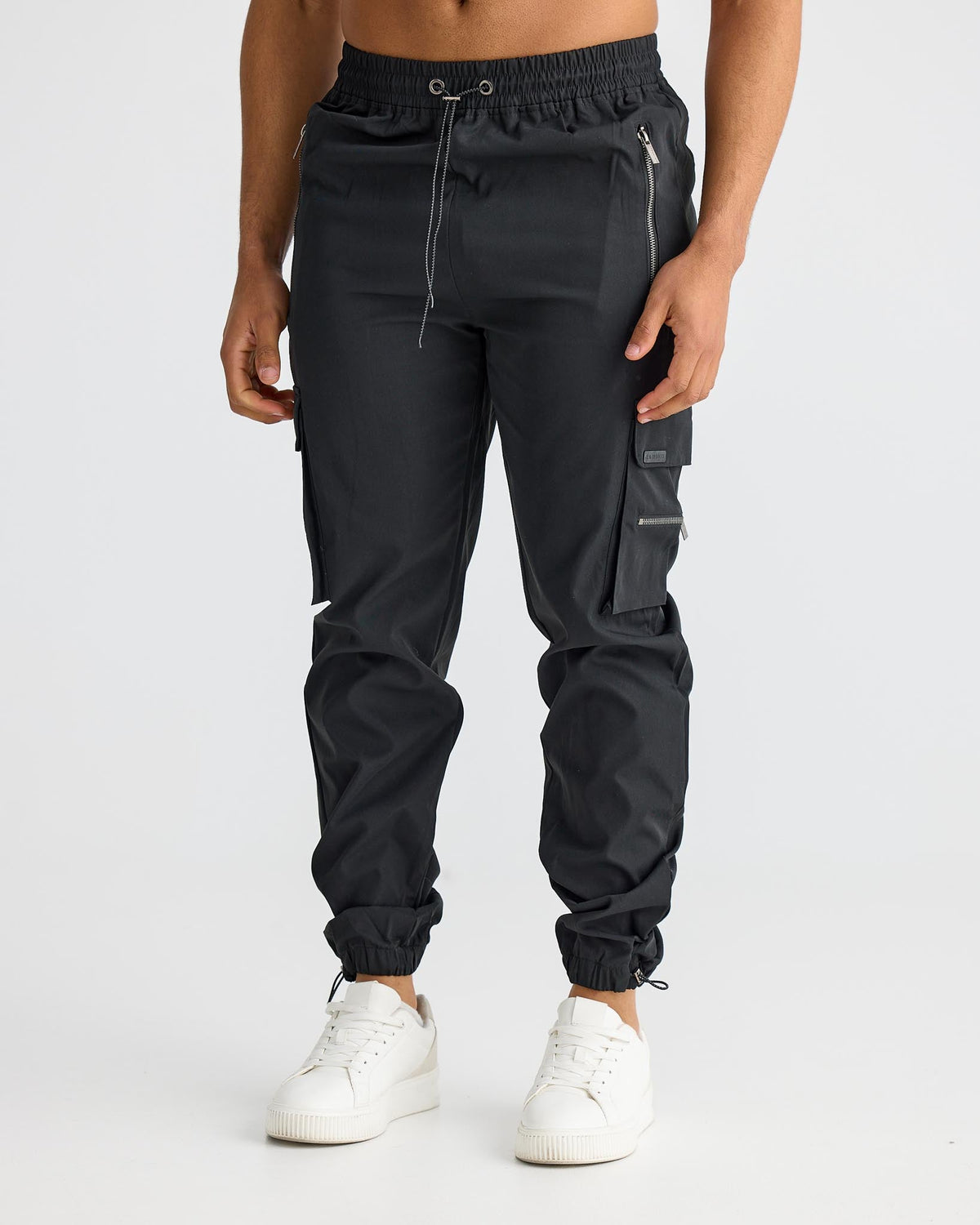 Eva Chester Black Cargo Trousers – photo 1