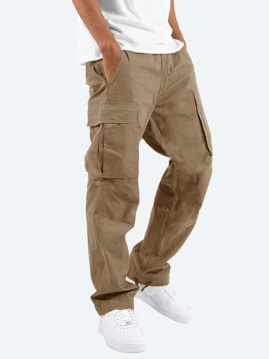 Eva Chester Men's Wide Fit Cargo Trousers – photo 1