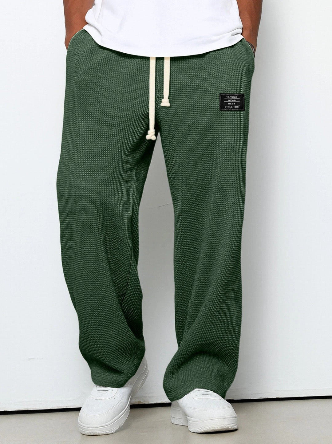 Benedict - Waffle Texture Drawstring Trousers – photo 9