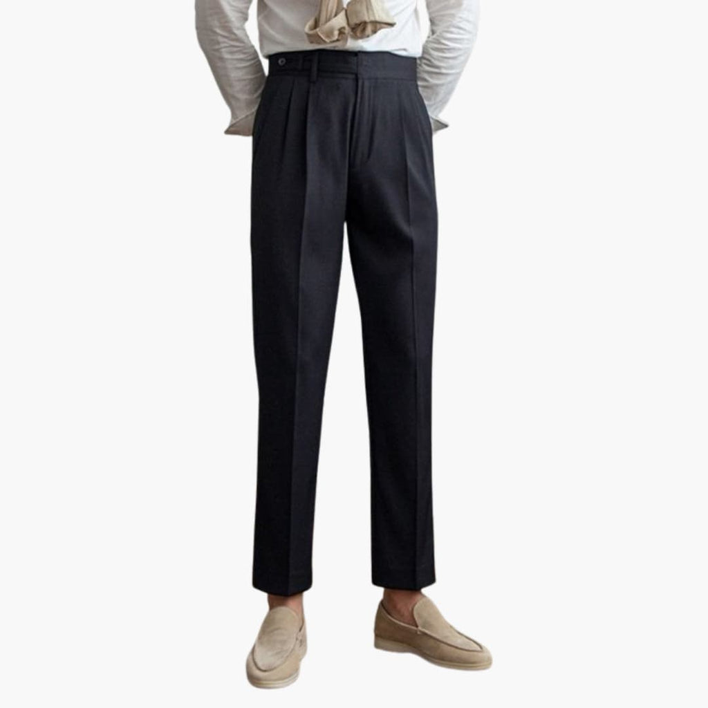 Xavier - Pleated Tapered Trousers – photo 2