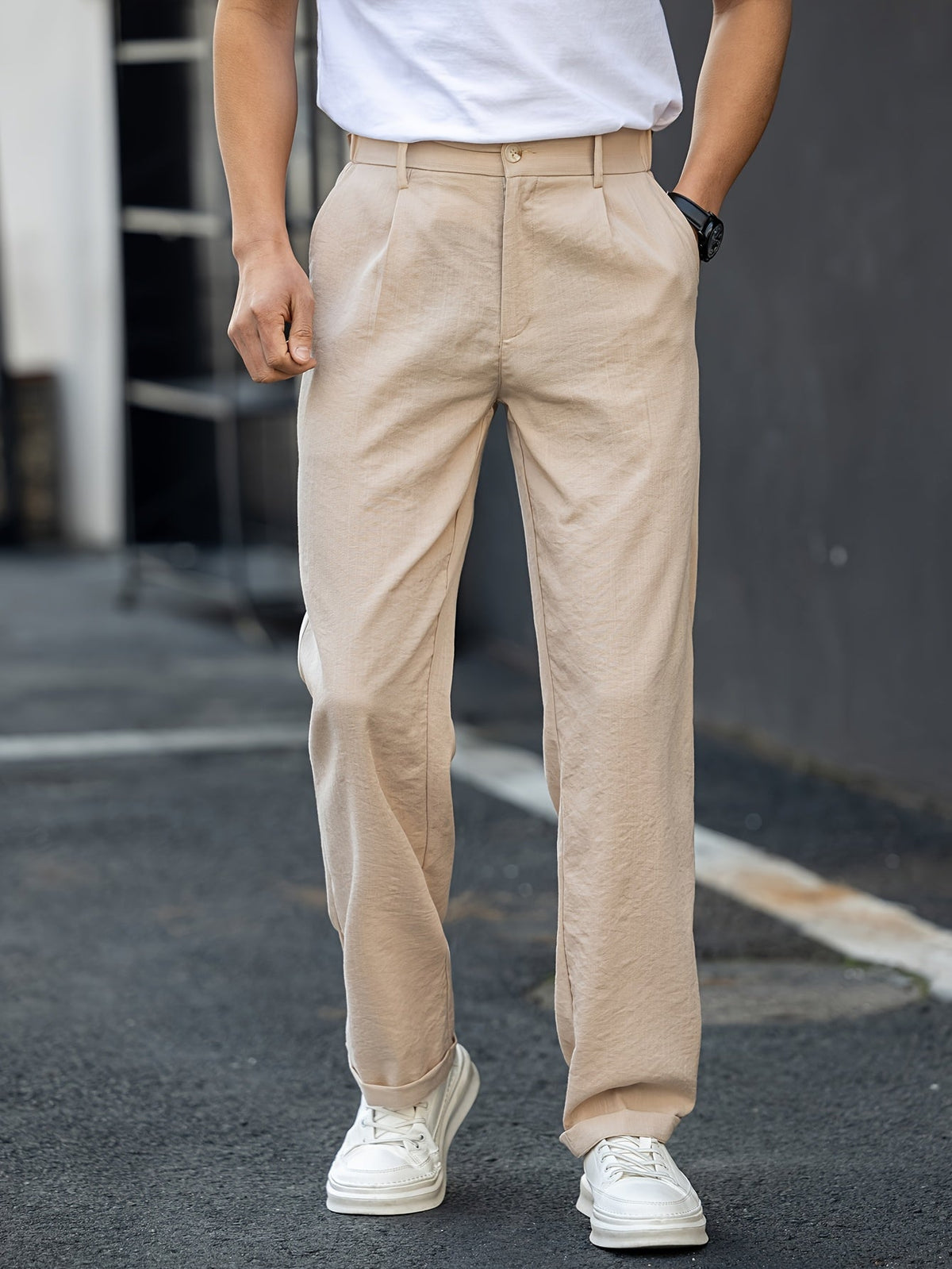 Frederick - Beige Corduroy Trousers – photo 1