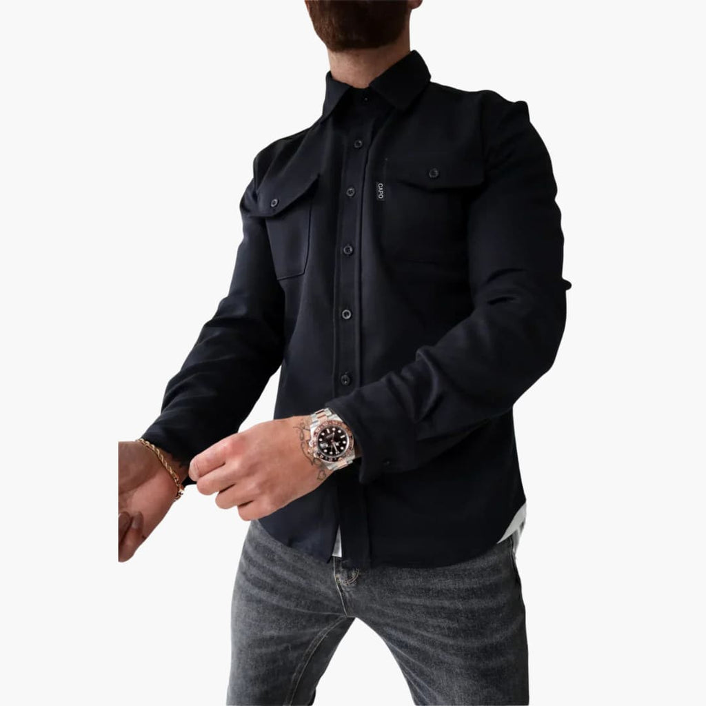David Shirt Jacket with Button Placket – photo 7