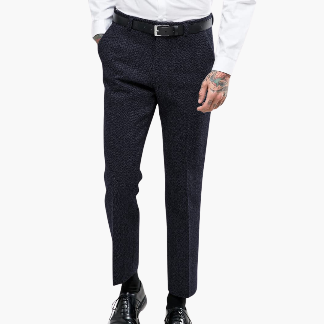 Bertram - Vintage Textured Trousers – photo 1