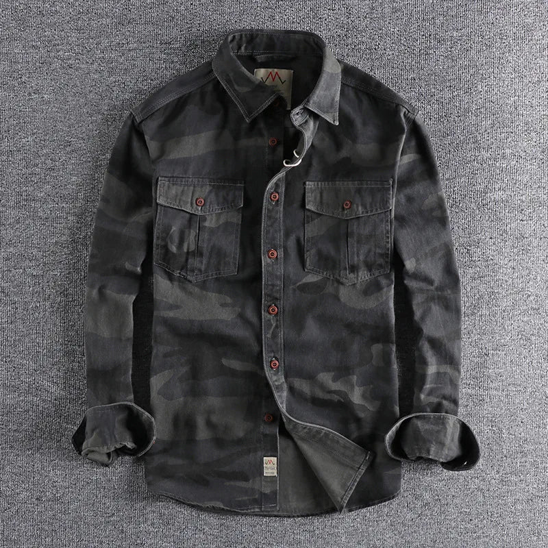 Adrie Camouflage Button-Up Shirt – photo 1