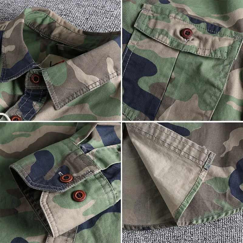 Adrie Camouflage Button-Up Shirt – photo 5