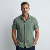 Eva Chester Linen Shirt for Men