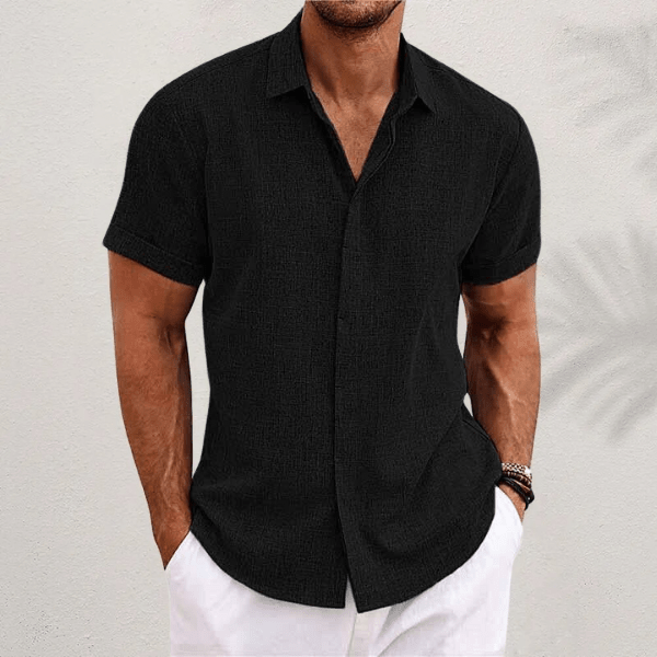 Eva Chester Linen Shirt for Men