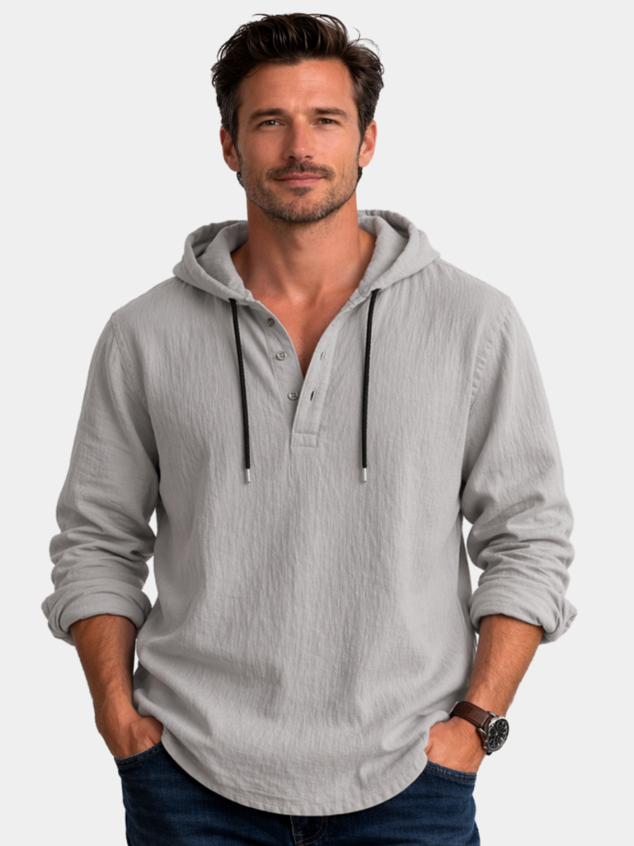 Eva Chester Hooded Sweatshirt for Men – photo 1
