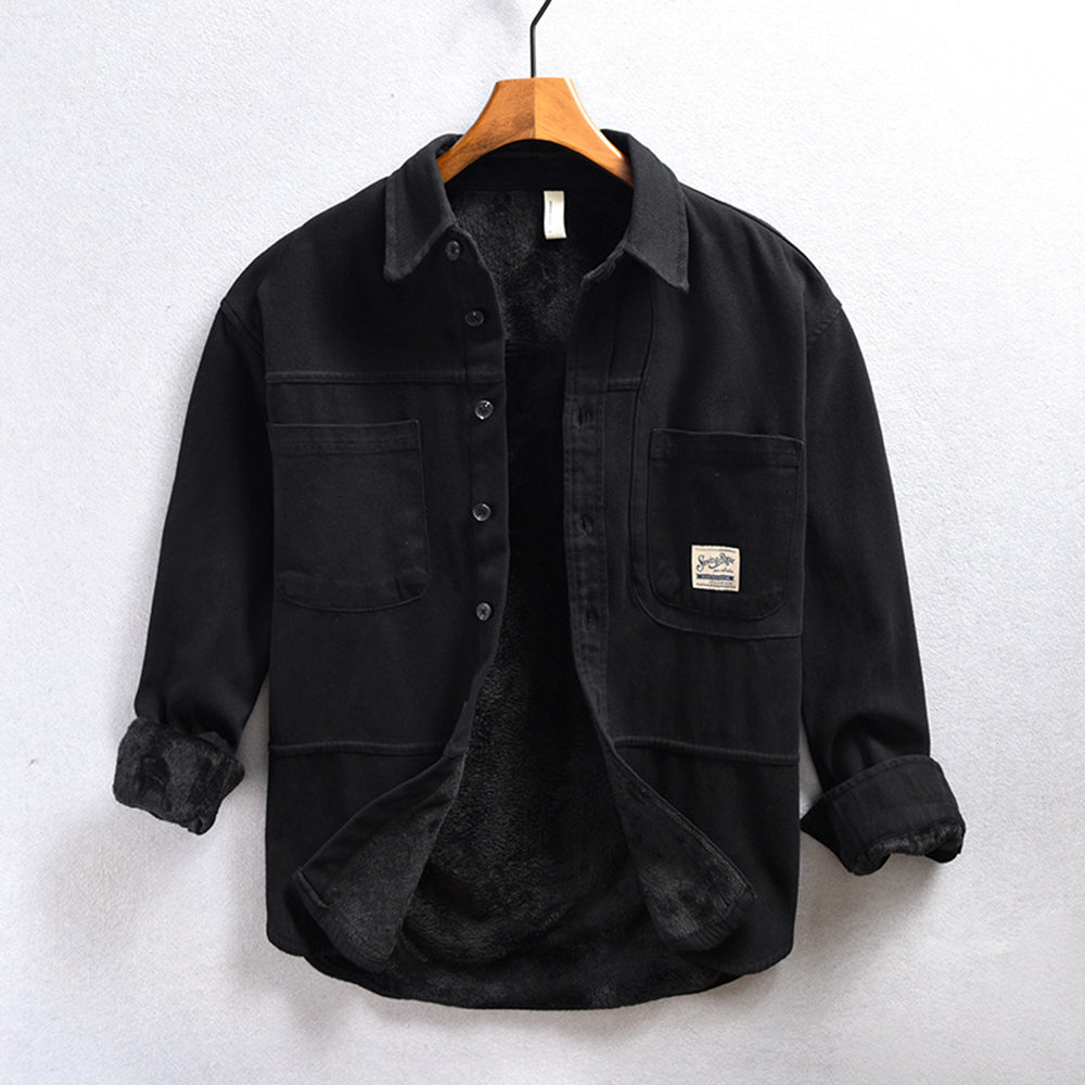 Eva Chester Fleece Cargo Shirt for Men – photo 3
