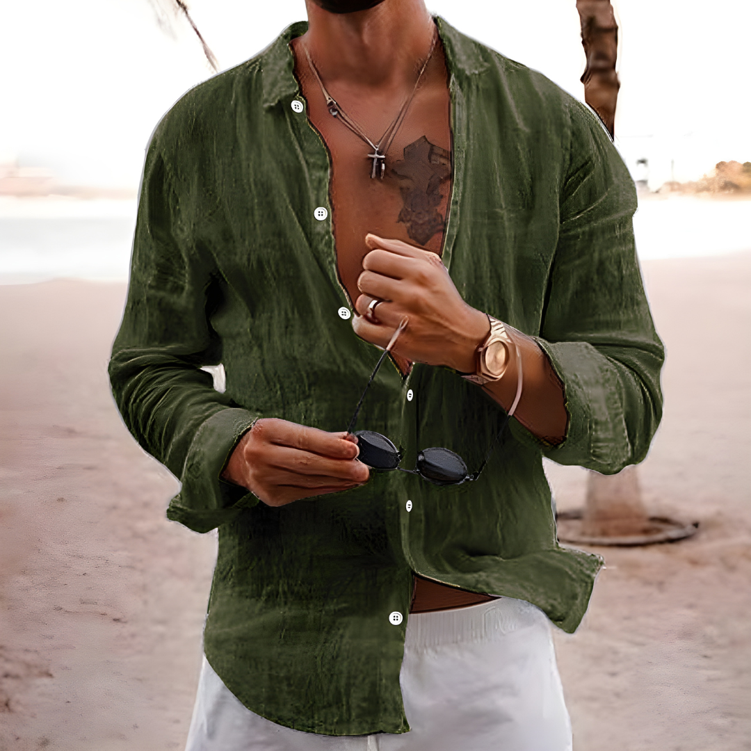 Natural Cotton Summer Shirt – photo 6