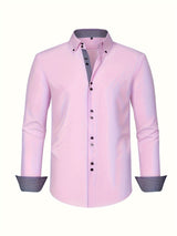 Albert Elegant Lightweight Shirt with Contrast Details – photo 6