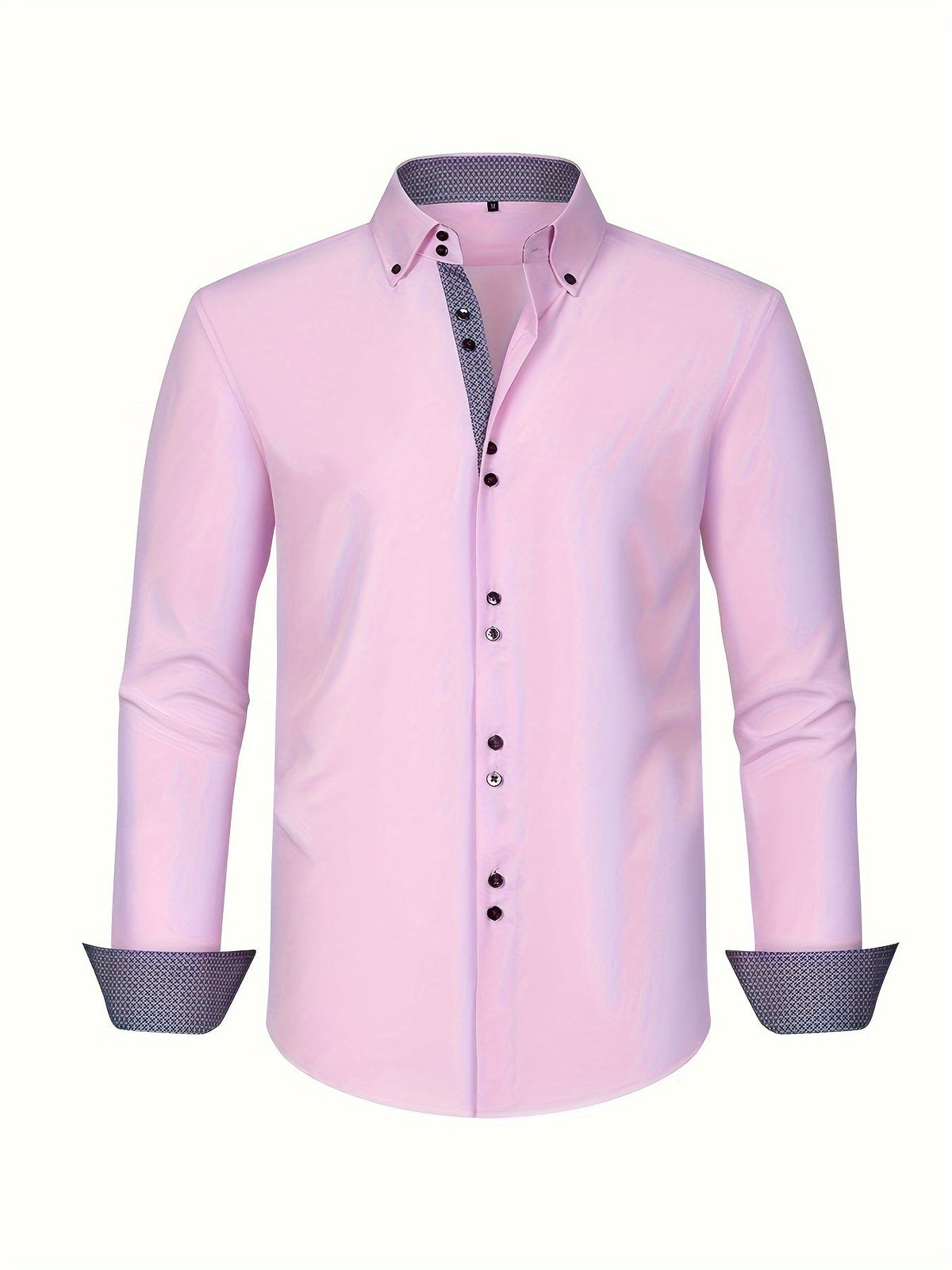 Albert Elegant Lightweight Shirt with Contrast Details – photo 6