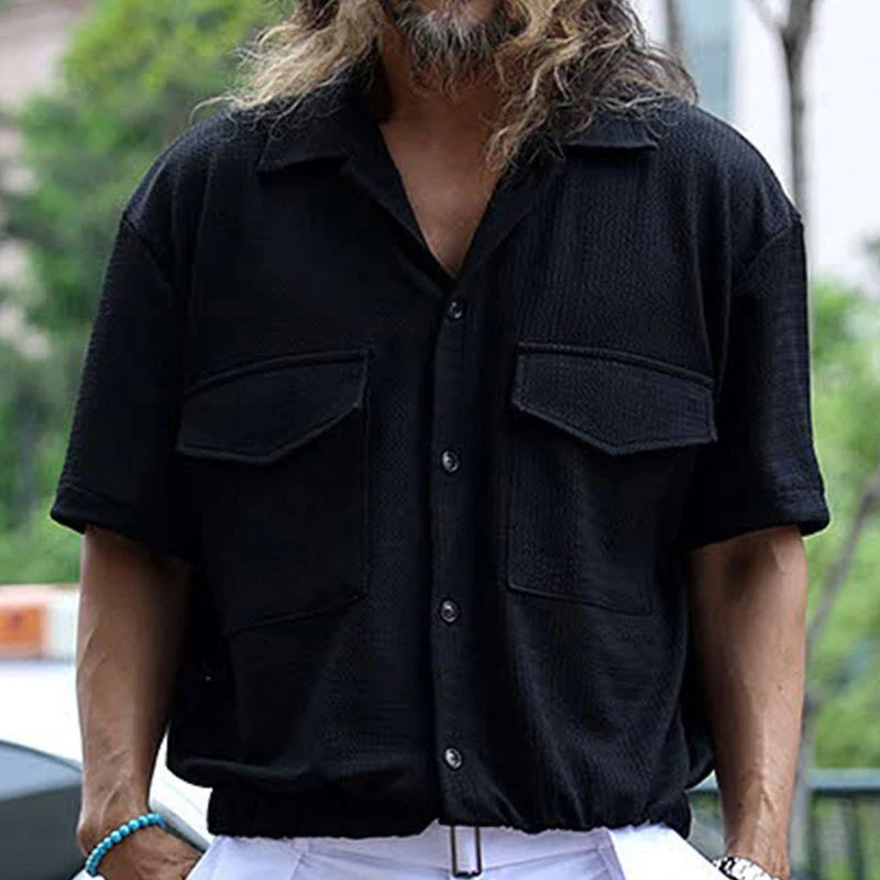 Gentleman's Leisure Short-Sleeve Collared Shirt – photo 1