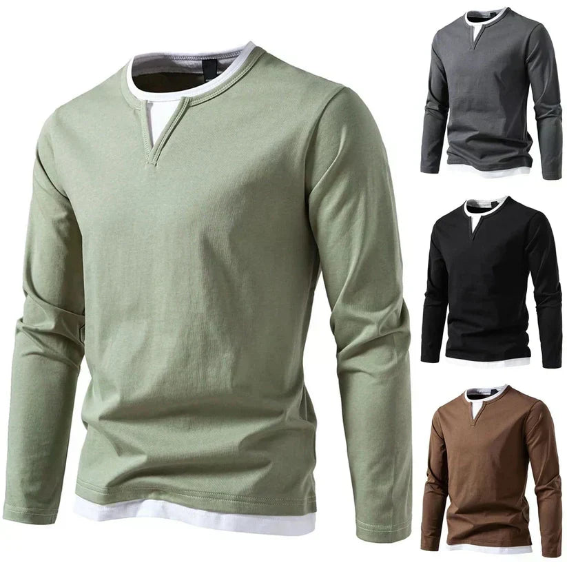 Eva Chester V-Neck Shirt for Men – photo 7