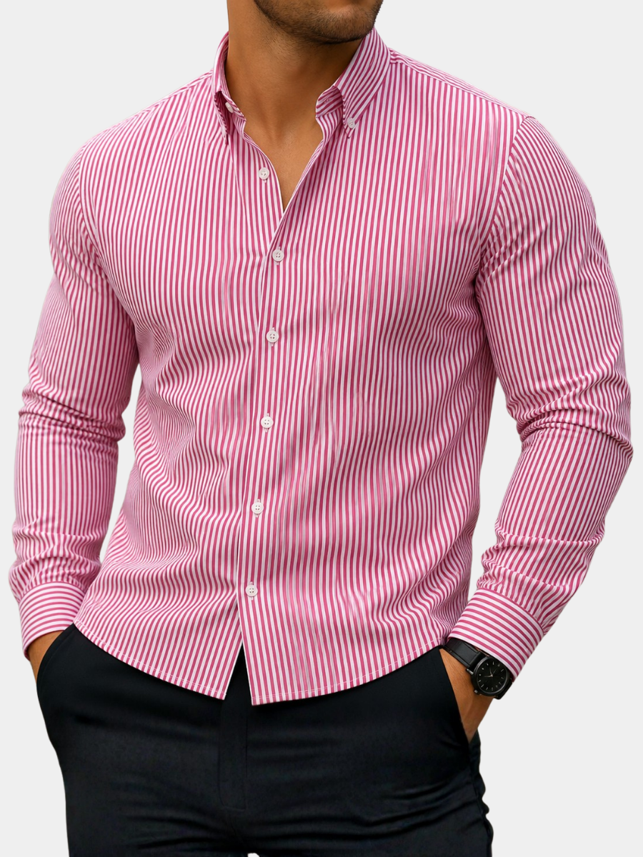 Eva Chester Elegant Striped Shirt for Men – photo 1