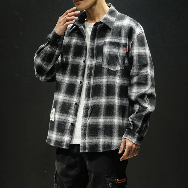 Driftwood Loose-Fit Plaid Shirt – photo 2