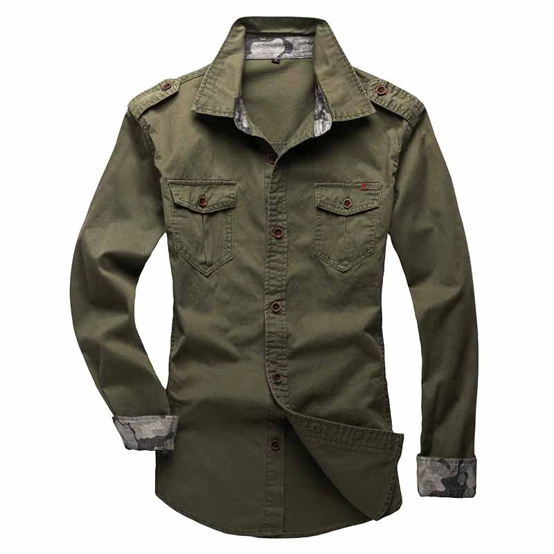 Men's High Quality Tactical Cargo Shirts – photo 3