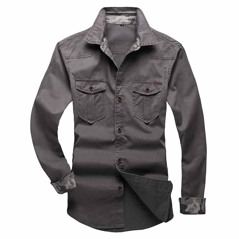 Men's High Quality Tactical Cargo Shirts – photo 4