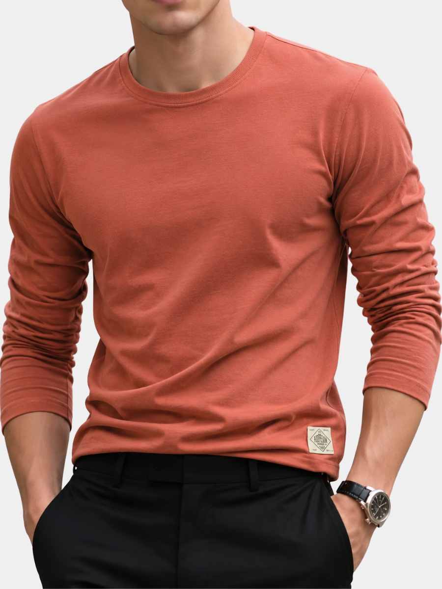 Eva Chester Elegant Long Sleeve T-Shirt for Men – photo 1