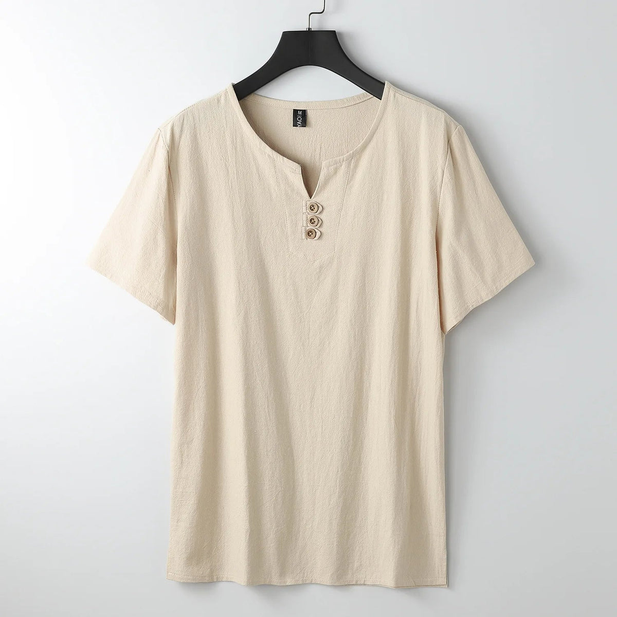 Castello Linen Button Tee – photo 3