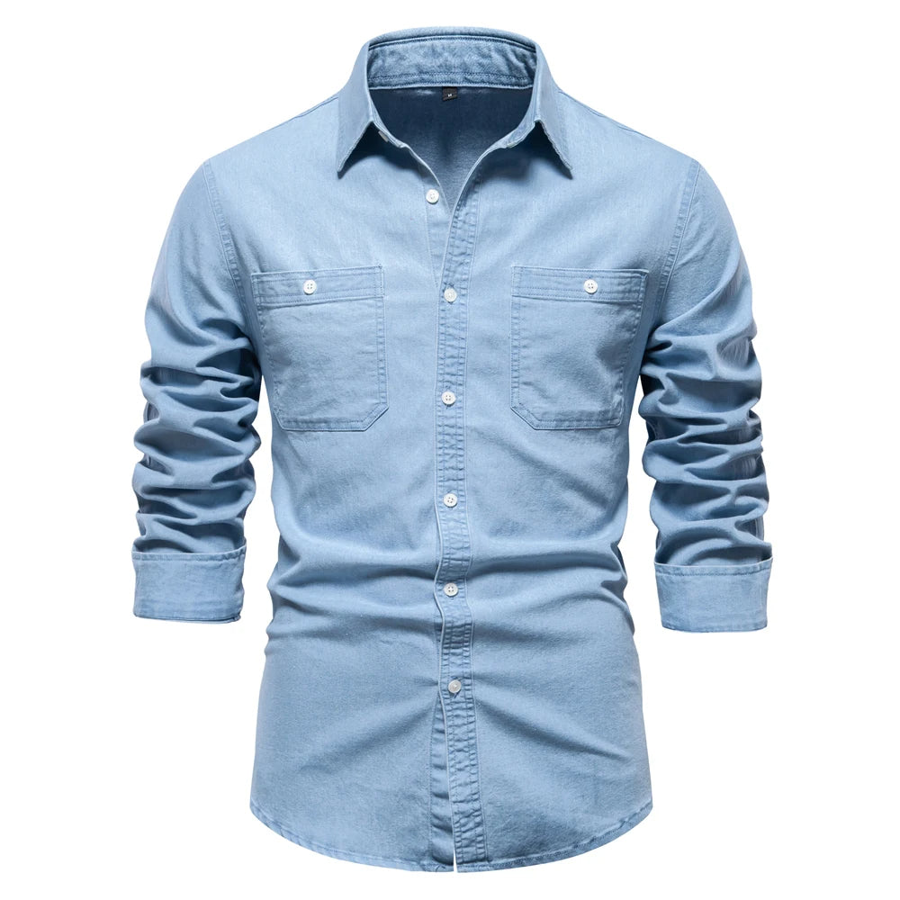 TailorFlex Men's Denim Shirt – photo 5