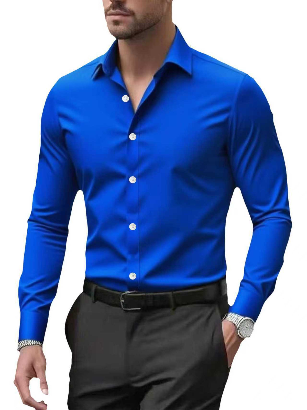 Eva Chester Business Long Sleeve Shirt for Men – photo 11