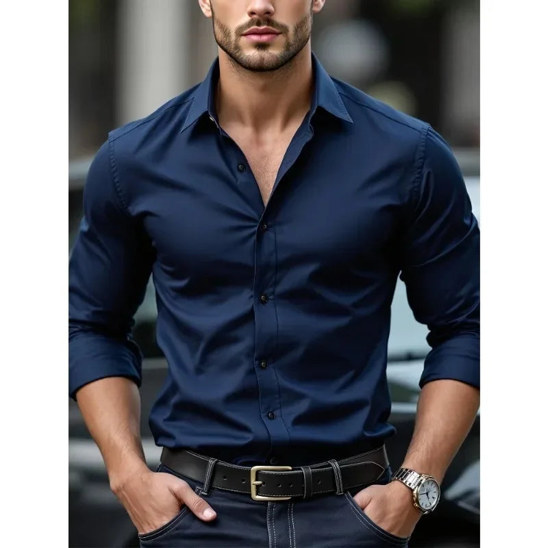 Eva Chester Business Long Sleeve Shirt for Men – photo 3