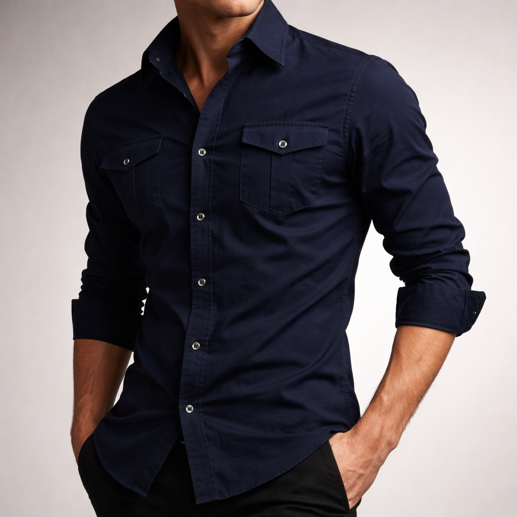Harrington Field Cotton Shirt – photo 2
