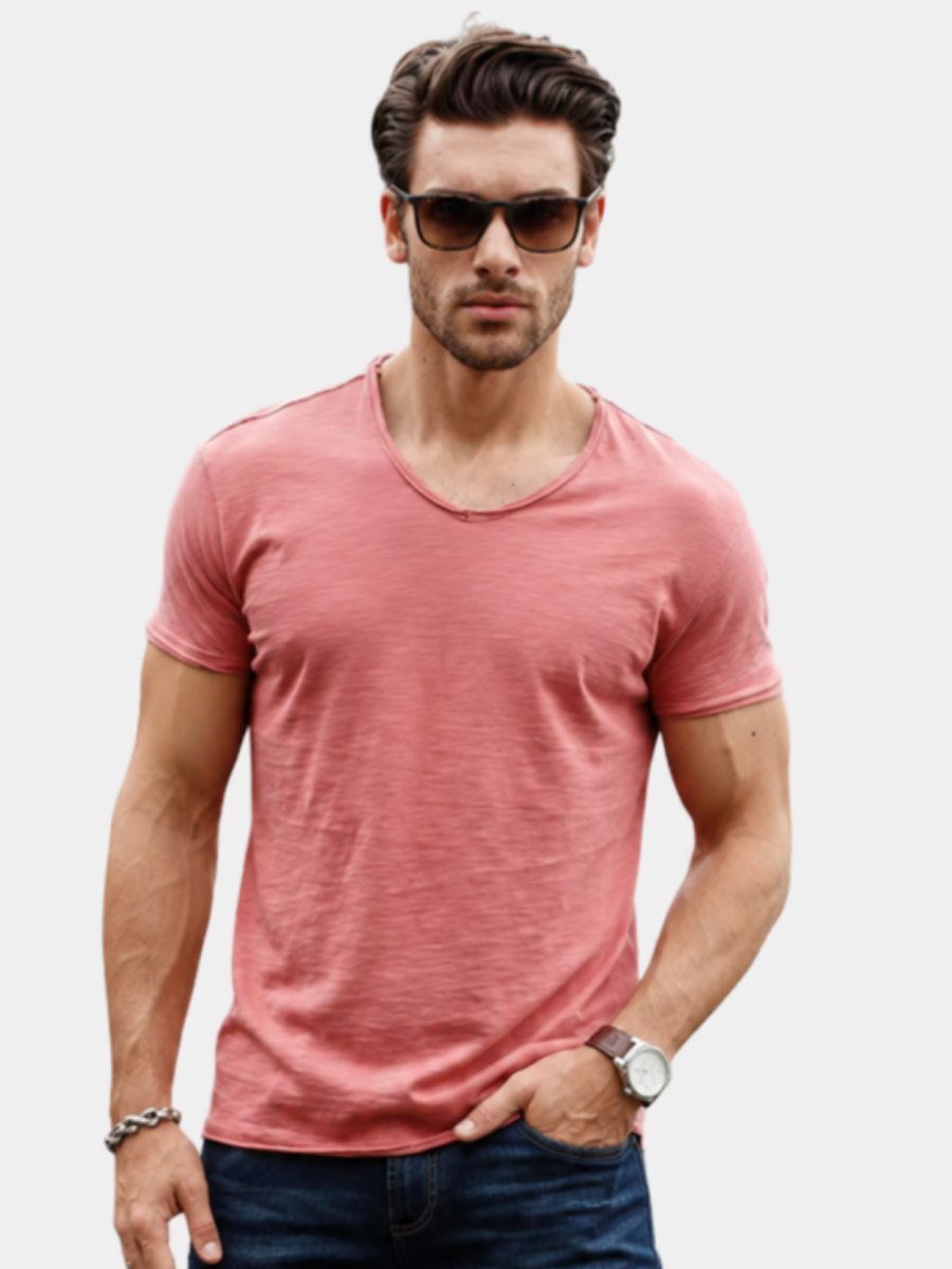 Eva Chester Cotton Summer T-Shirt for Men – photo 1